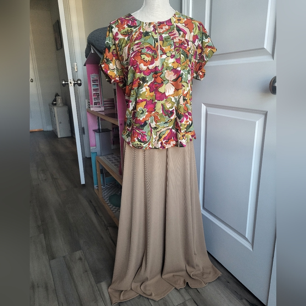 Vintage Rose Skirt Set